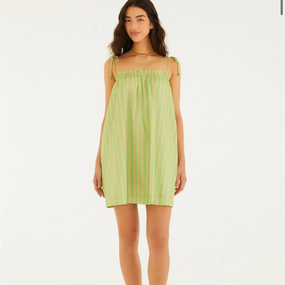 FARM RIO STRIPPED PINA MINI DRESS *NWT